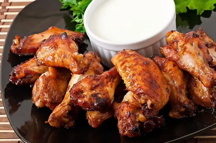 Delicious HOT Baked Chicken Wings